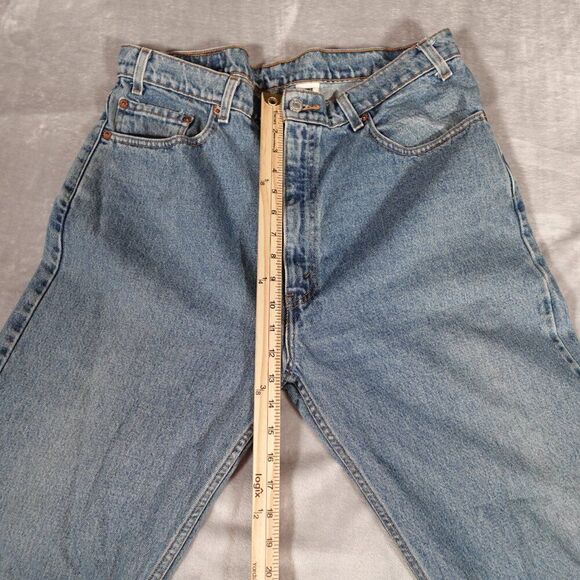 Vintage Levis 505 Regular Fit Straight Leg Denim Jeans Mens 38x34 (Fits 36x34) - Picture 14 of 14